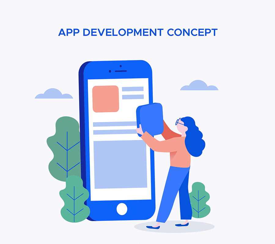 app development content